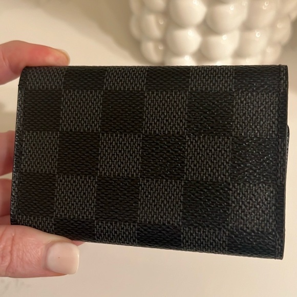 🖤LOUIS VUITTON Damier Graphite Multicles 6 Key Holder Key Case Excellent Unisex - Picture 4 of 13